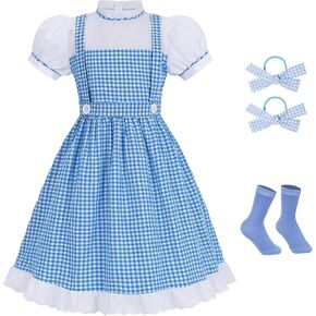 Adult Halloween Costume Set for Princess Costume Women Blue Dress for Princess Costume Party