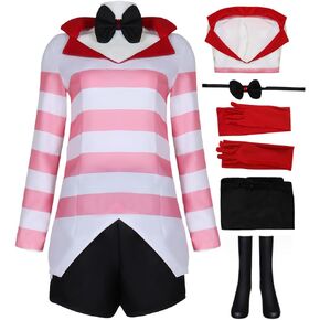 Angel Dust Cosplay Costume Angel Dust Cosplay Outfit Suit