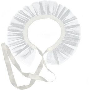 Tulle Renaissance Elizabethan Medieval Victorian Palace Ruff Collar Fake Ruffle Collar Accessories for women