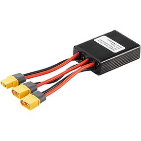 Electric Bike Dual Battery Discharge Converter 30A 24-72VDC Dual Battery Pack Switch Balancer Double Battery Parallel Module with XT60 Plug for 500w Motor