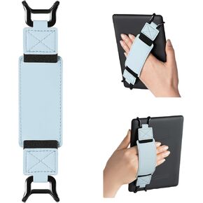 CoBak Secure Hand Strap for Kindle Paperwhite and Tablets - Versatile and Lightweight Finger Grip Holder for 6.8-9" Kindle/Kobo/Voyaga/Lenovo/Other Tablet - High Elasticity, Orange-2