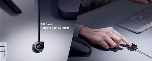 ATEN CS22H 2 Port 4K HDMI Cable KVM Switch 4K 60Hz FHD 144Hz with Remote Port Selector for Office Desktop, Graphic Design, Video Editing, Gaming for PC Laptop Windows Mac Linux in Kuwait
