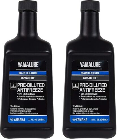 ياماها الأصلي OEM Yamalube ACC-YAMAC-BL-32 مضاد التجمد المخفف مسبقًا Yamalube OEM - (1) كوارت in Saudi Arabia