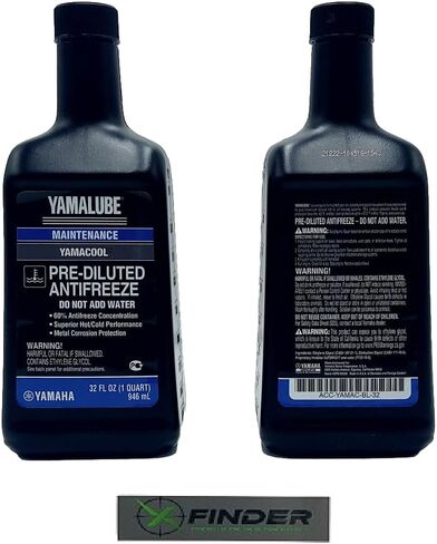 ياماها الأصلي OEM Yamalube ACC-YAMAC-BL-32 مضاد التجمد المخفف مسبقًا Yamalube OEM - (1) كوارت in Saudi Arabia