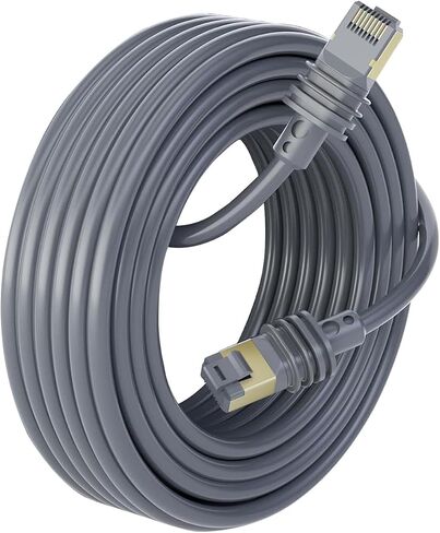كابل Starlink Gen 3/Mini، كابل بديل بطول 16.4 قدم لتمديد كابل Starlink Mini Ethernet القياسي V3 مقاوم للماء للاستخدام الخارجي باللون الرمادي in Saudi Arabia