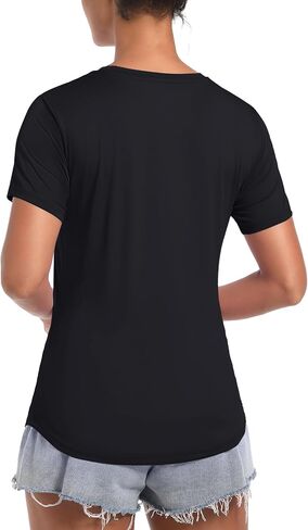TACVASEN Womens Workout Shirt Short Sleeve UPF 80+ Sun Protection Shirts Moisture Wicking Tops in Saudi Arabia