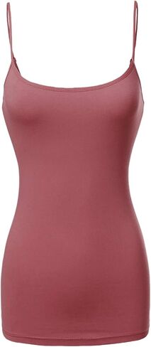 Made by Emma Women's Adjustable Camisole for Women Spaghetti Strap Tank Top Camisoles in Kuwait