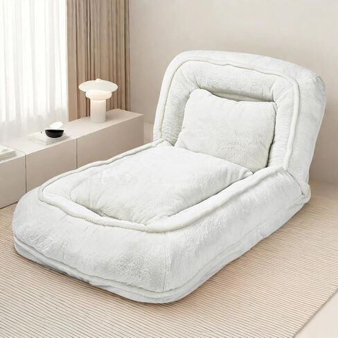 Human Dog Bed, 40"x40"x40" Human Size Dog Bed with Soft MATS，Large Dog Bed Can be Washed in Saudi Arabia
