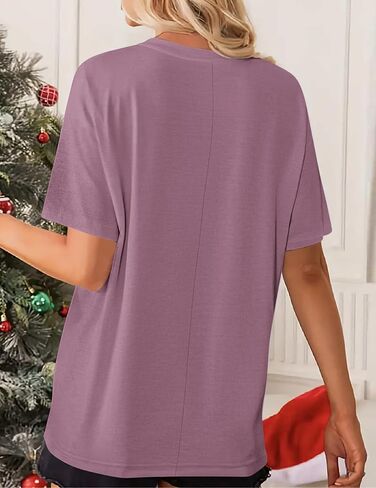 Zeagoo Women's 2 Pack T-Shirts Short Sleeve Tops Summer Casual Blouse Crew Neck Basic Shirt Loose Fit Tees in Saudi Arabia