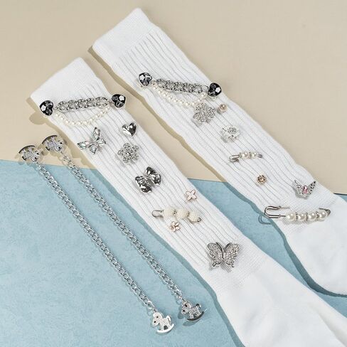 Charming Socks & Sneakers – Unique Charms for Socks, Shoe Lace Charms for Sneakers, and Junk Socks Charms Kit in Kuwait