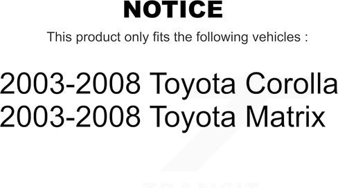 طقم فلاتر الهواء والمقصورة لسيارة تويوتا كورولا ماتريكس KFL-100249 2003-2008 in Kuwait