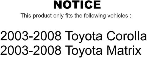 طقم فلاتر الهواء والمقصورة لسيارة تويوتا كورولا ماتريكس KFL-100249 2003-2008 in Kuwait