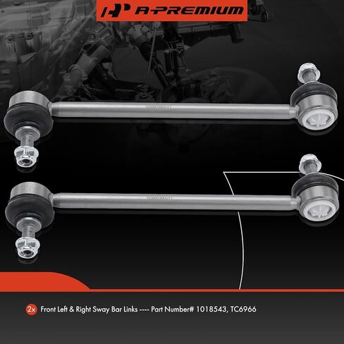 A-Premium 2 x Front Sway Bar Links Stabilizer Bar Links, Compatible with Tesla Model S 2014-2020, AWD Only in Saudi Arabia