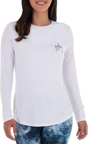 قميص Guy Harvey نسائي طويل الأكمام للحماية من الشمس in Kuwait