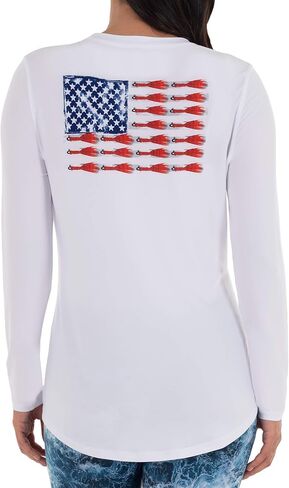 قميص Guy Harvey نسائي طويل الأكمام للحماية من الشمس in Kuwait