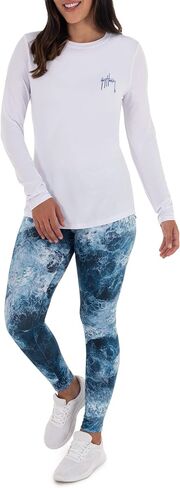 قميص Guy Harvey نسائي طويل الأكمام للحماية من الشمس in Kuwait