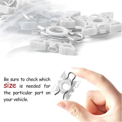 OTUAYAUTO 10PCS 51321938884 Window Regulator Sliding Pivot Clips - Front Window Slider Clips Replacement for BMW E32 E34 E36 Z3 Z4 E90 E91 E92 - Replace OEM: 51-32-1-938-884 in Kuwait