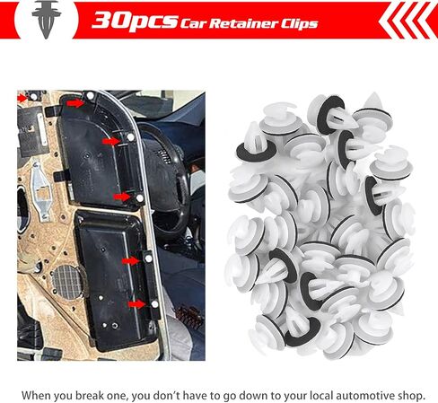 OTUAYAUTO 10PCS 51321938884 Window Regulator Sliding Pivot Clips - Front Window Slider Clips Replacement for BMW E32 E34 E36 Z3 Z4 E90 E91 E92 - Replace OEM: 51-32-1-938-884 in Kuwait