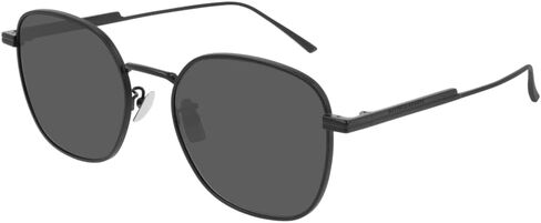 Bottega Veneta BV1014SK 001 56MM Black/Grey Square Sunglasses for Men for Women + BUNDLE with Designer iWear Eyewear Kit in Saudi Arabia