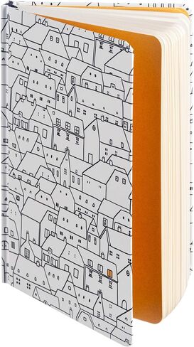 DIVERSEBEE Hardcover Lined Journal Notebook, Medium A5 (5.8 x 8.3 inches), 192 Pages, Thick Paper, Aesthetic Journals for Writing, Office School Bible Journaling Supplies (Figs) in Saudi Arabia