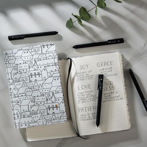 DIVERSEBEE Hardcover Lined Journal Notebook, Medium A5 (5.8 x 8.3 inches), 192 Pages, Thick Paper, Aesthetic Journals for Writing, Office School Bible Journaling Supplies (Figs) in Saudi Arabia