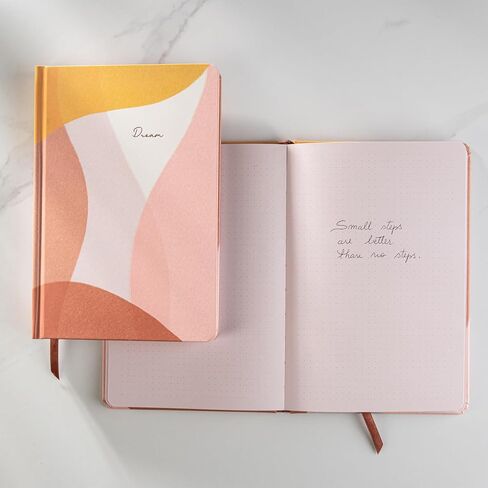 DIVERSEBEE Hardcover Lined Journal Notebook, Medium A5 (5.8 x 8.3 inches), 192 Pages, Thick Paper, Aesthetic Journals for Writing, Office School Bible Journaling Supplies (Figs) in Saudi Arabia