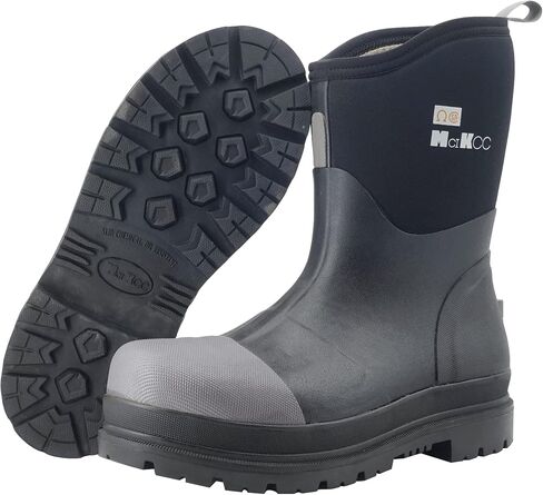 MCIKCC Safety Waterproof Work Boots Professional Industrial Constructions Neoprene Rubber Boot Durable Protective Footwear in Saudi Arabia
