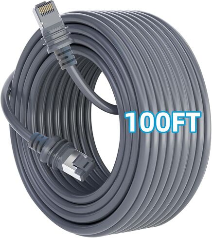 Cable for Starlink, 30 FT Standard Ethernet Cable for Starlink Gen 3, Extension Replacement Cord for Star Link V3/Gen3, Accessories for Starlink in Saudi Arabia