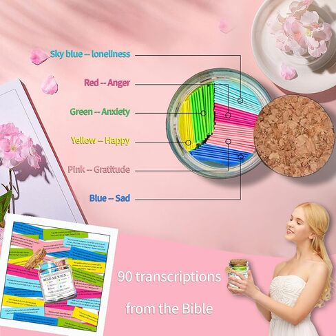 Christian Gifts for Women - 7-Piece Gift Box with Bible Verse Jar, Tote Bag, Cross Bracelet, Mason Jar, and More, Perfect for Birthday, Get Well, Christmas, Mother’s Day, and Religious Occasions in Saudi Arabia