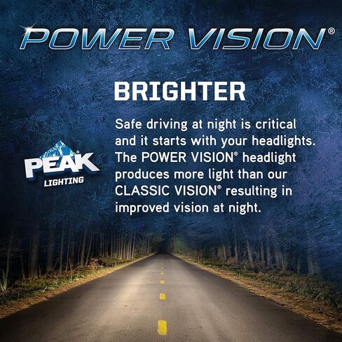 PEAK Power Vision Automotive High Performance H3 55W Headlights (2 Pack) in Saudi Arabia
