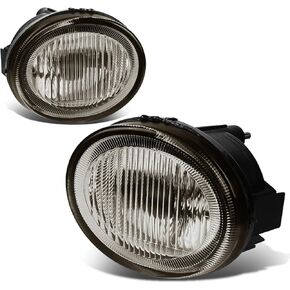 DNA MOTORING FL-ZTL-166-SM Front Bumper Fog Light Driver & Passenger Side Enhance visibility [Compatible with 02-03 Nissan Maxima]