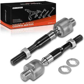 A-Premium 2 x Front Inner Tie Rod Ends, Compatible with Honda Civic 2006-2011 & Acura CSX 2006-2011