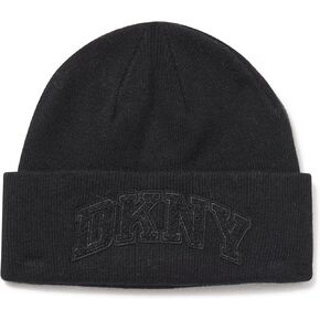 DKNY Women's Beanie Logo Varsity Hat