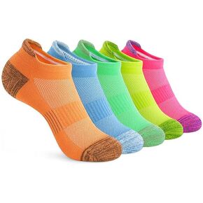 Womens No Show Socks Athletic Ankle Socks Cushioned Running Low Cut 5-8 Pairs