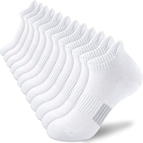 Womens No Show Socks Athletic Ankle Socks Cushioned Running Low Cut 5-8 Pairs in Saudi Arabia