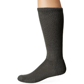 Thorlos Unisex MS Anti-Fatigue Thick Padded Over the Calf Sock, Foilage Green, Large