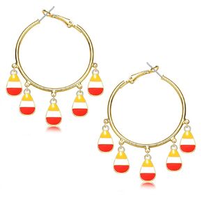 BVGA Holiday Hoop Earrings for Women Thanksgiving Halloween Christmas Party Accessories Outfits Autumn Fall Winter Holiday Jewelry Favor Gifts