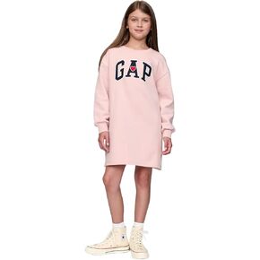 GAP Girls' Logo Fleece Dress