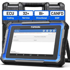 TOPDON Phoenix Nano, 2024 New Bidirectional Scan Tool, ECU Coding Tool, FCA AutoAuth, CAN FD/DoIP Protocols, 32+ Special Functions, Full System Diagnostic, Free Updates for 2 Years