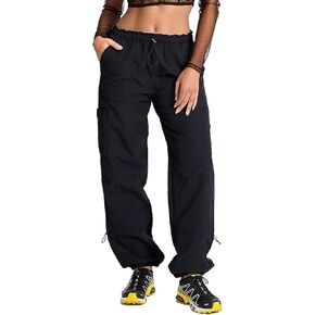 Lightweight Cargo Pants Women - Parachute Pants for Women Y2K Pants for Girls' Fashion with Pockets
