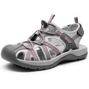 DREAM PAIRS Women's Closed Toe Hiking Sandals | Quick-dry closed toe sandals with EVA cushioning, water shoes with adjustable straps for hiking, travel and water adventure in Kuwait