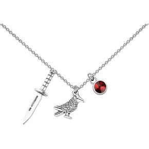 UJIMS Six of Crows Inspired Gift No Funerals Merch Shadow and Bone Necklace Bookish Jewelry Literary Themed Gifts