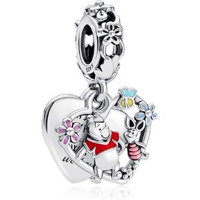 925 Sterling Silver Dog Paw Print Elephant Tiger Charms for Bracelets Necklaces,Birthday Cake Number 16 Clip Charm Pendants Beads Jewelry Gift for Women at Christmas,Mother's Day