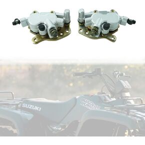 Front Brake Caliper kits Compatible with Suzuki Quadrunner LTF500 LT-F500F 4x4 1998-2002 With Pads
