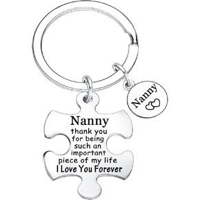 Nana Gift Nana Keychain Appreciation Keychain Gift for Nana Birthday Christmas from Grandson Granddaughter Gift for Nana