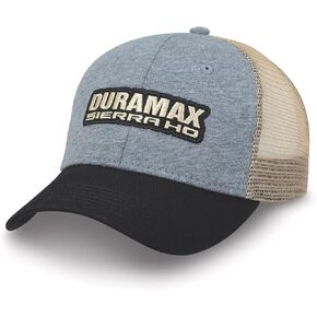 GMC Sierra HD Duramax Heathered Hat - Embroidered Snapback Cap - Officially Licensed by GM
