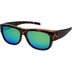 Success Eyewear Fit Over Sunglasses Polarized Wear over Eyeglasses Unisex for Men and Women Pouch Included