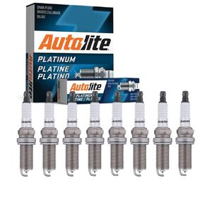 8 pc Autolite Platinum Spark Plugs compatible with Nissan Titan 2004-2015