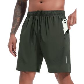 UUMIAER Men's Gym Shorts 7 inch Athletic Short Quick Dry Running Shorts Lightweight Workout Short with Pockets