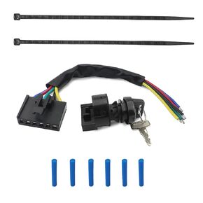 Ignition Key Switch Repair Harness Pigtail Kit for Polaris Sportsman 300 325 400 450 500 550 570 600 700 800 850 1000 4011002 4012165 4010390 4012164 100-1359 4012166
